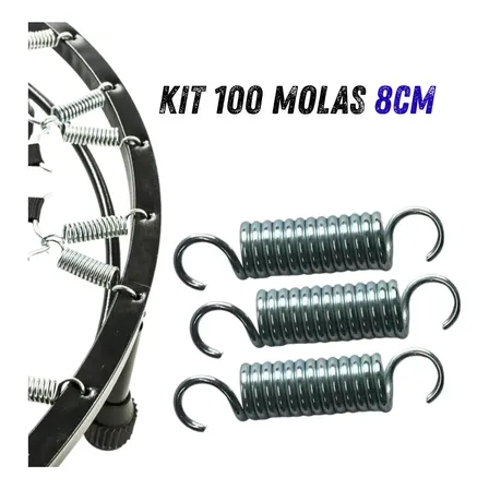 Kit 100 Molas Para Mini Jump