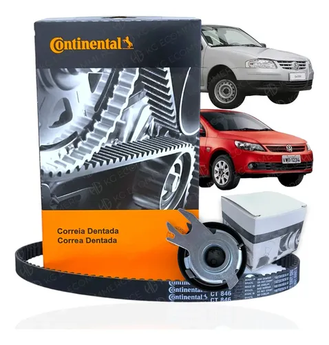 Kit Correia Dentada + Tensor Original Vw Gol G3 G4 G5 G6 1.0