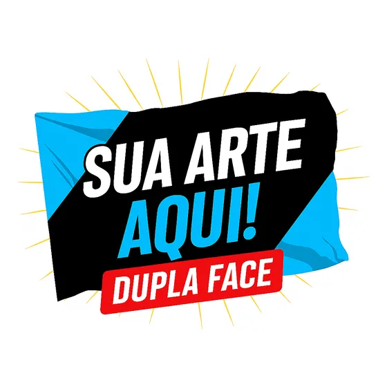 Bandeira Personalizada 1.50x1.00 Dupla Face Sua Arte