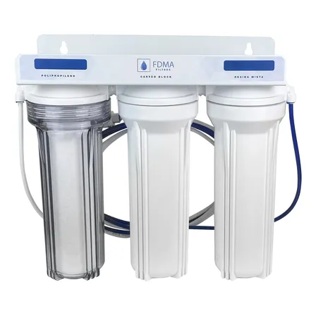 Filtro Deionizador 3 Estágios Aquários Marinhos Pequenos