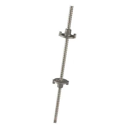Barras De Ancoragem 5/8 De 100cm Porca + Porca: Kit Com 10
