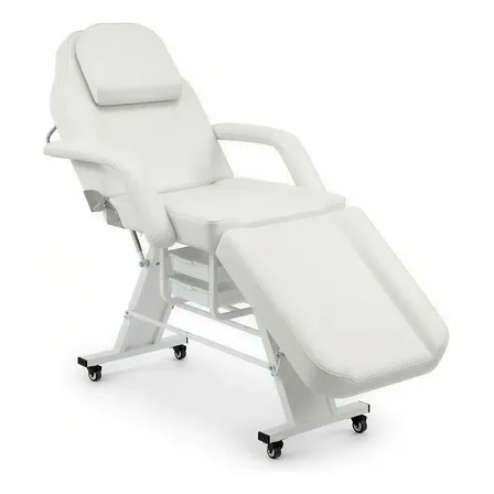 Maca Poltrona Fixa Soft Para Estética Com 2 Bandejas Akmed