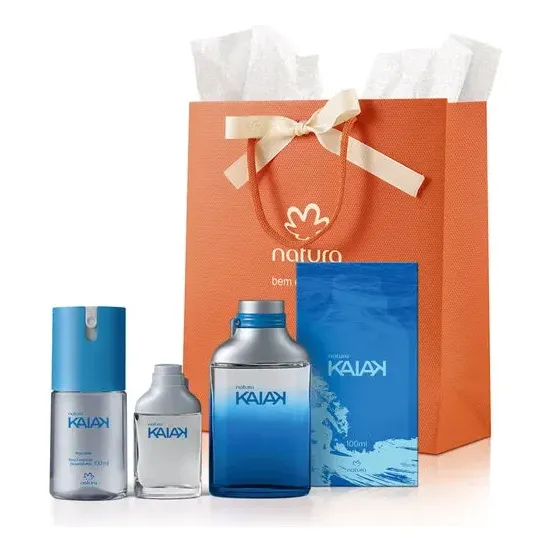 Presente Kit Kaiak Clássico Natura Tradicional Masculino Original