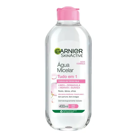 Água Micelar Garnier Skinactive Tudo Em 1, 400ml