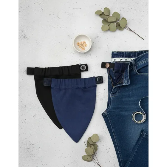 Par De Extensor De Calça Jeans Para Grávidas