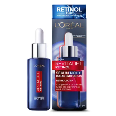 Sérum Retinol Noturno Antirrugas L'oréal Paris Revitalift
