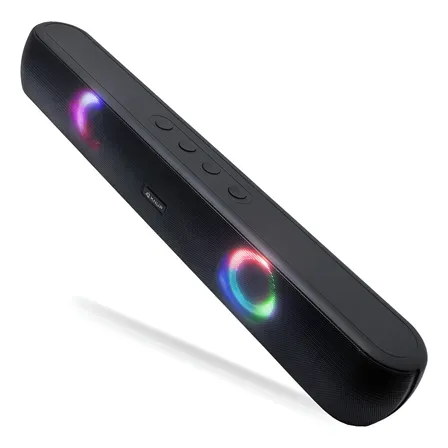 Caixa De Som Soundbar Bluetooth Led Smart Tv Pc P2 Sd Usb