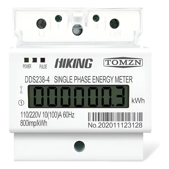 Medidor Energia Bifásico Hiking 110/220v 100a 2 Fases+neutro