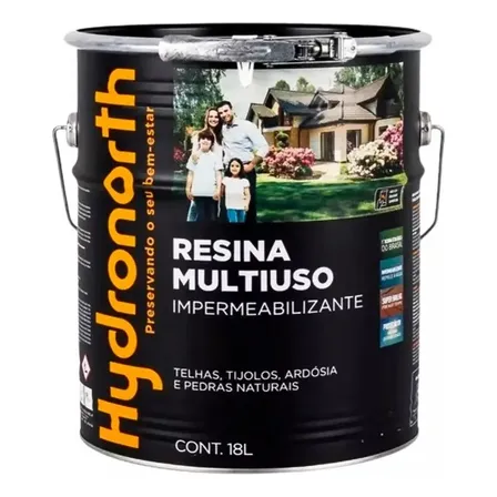 Resina Hydronorth Solv Multiuso Brilho Incolor 18 Litros