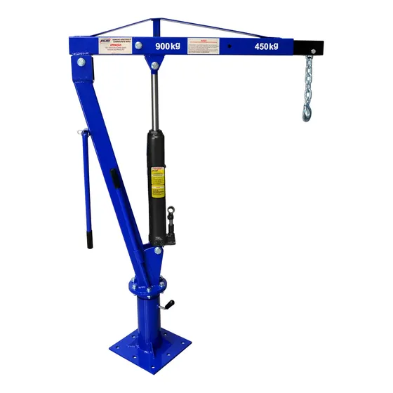 Guincho Hidráulico 900kg Giratório Para Caminhonete Gc900 Acm Tools