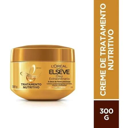 Elseve Creme De Tratamento Óleo Extraordinário 300g
