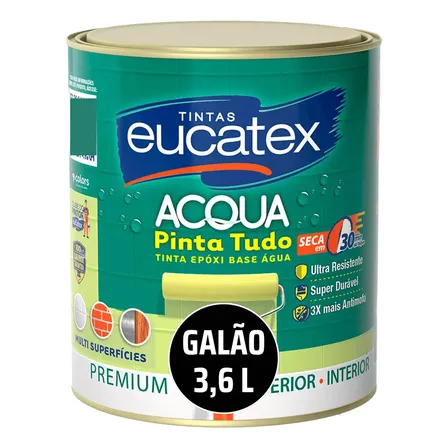 Epóxi Tinta Base Água Azulejo Banheiro Madeira Cozinha 3,6 L