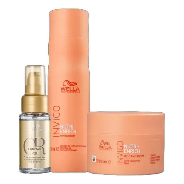 Kit Wella Professionals Invigo Nutri-enrich + Oil Reflection