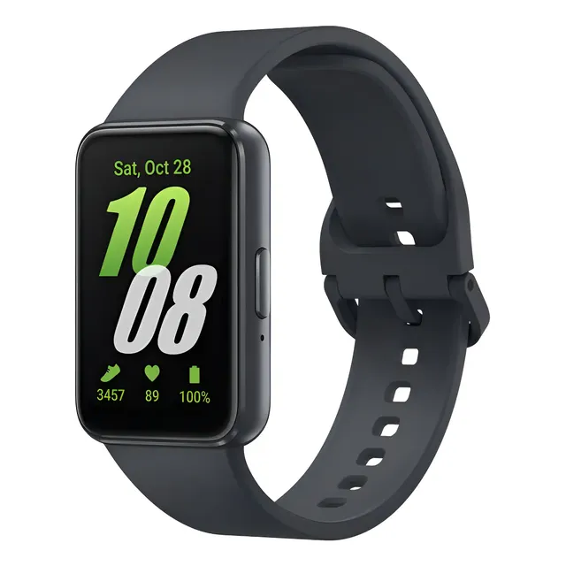 Relógio Smartband Samsung Gal.fit 3 Sm-r390 Grafite Grafite Liso Grafit Cinza-escuro