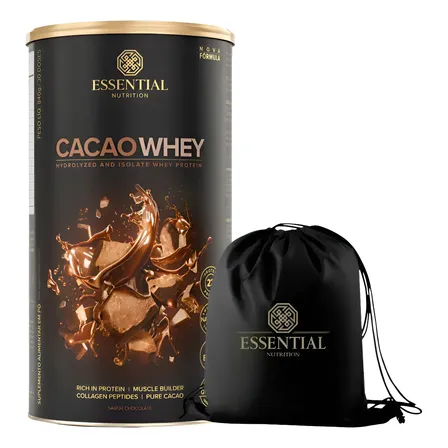 Cacao Whey 30 Doses Essential Nutrition + Mochila Exclusiva