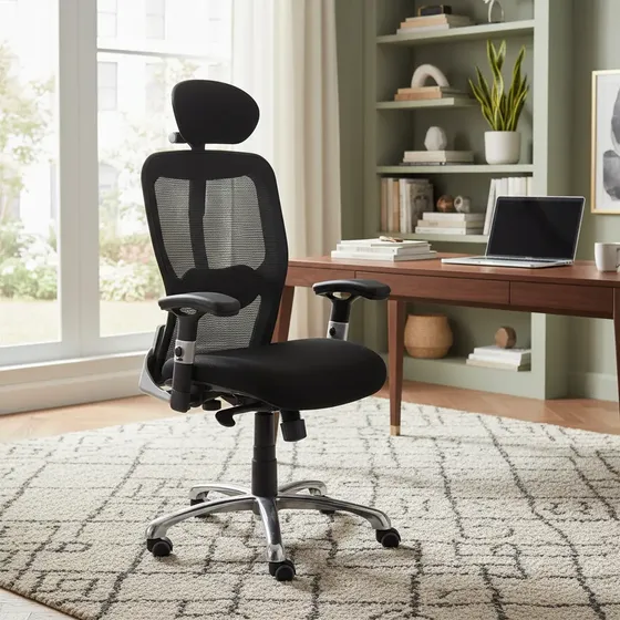 Cadeira Escritorio New Ergon Presidente Ergonomica Relax Pu