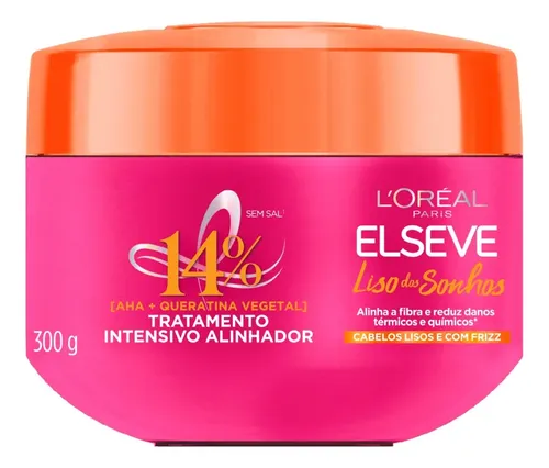 Tratamento L'oréal Paris Elseve Liso Dos Sonhos 300g