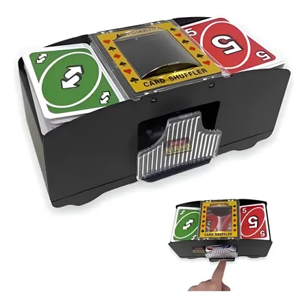 Embaralhador De Cartas Automático Até 2 Baralhos Para Jogos