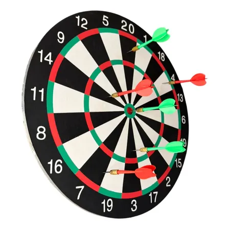 Jogo Tiro Ao Alvo Profissional Elite 6 Dardos Dupla Face