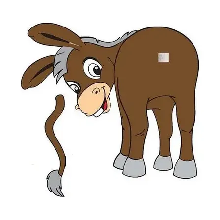 1 Jogo Rabo Burro Brincadeira Antiga Criança Retro Pegadinha