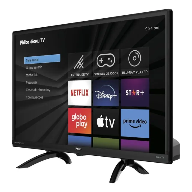 Philco Smart Tv 24 Ptv24g5yr2cp Roku Tv Dolby Audio Bivolt