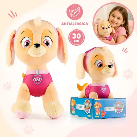 Pelucia Original Sunny Antialérgica 30cm Patrulha Canina