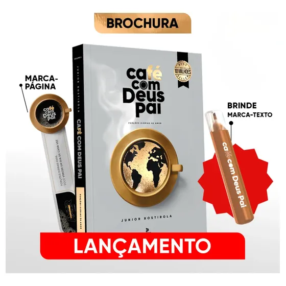 Café Com Deus Pai | Volume 6 | Capa Brochura + Brinde Marca Texto