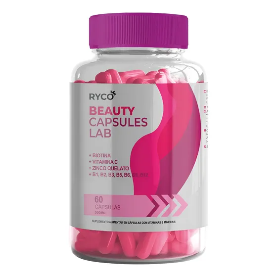 Biotina C/ B1 B2 B6 B12 Vitamina C Zinco Formula Pura 500mg