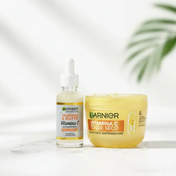Kit Garnier Sérum Facial Antimarcas Vitamina C Hidratante 85g