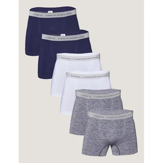 Kit 6 Cuecas Boxer Trifil Am Lisa