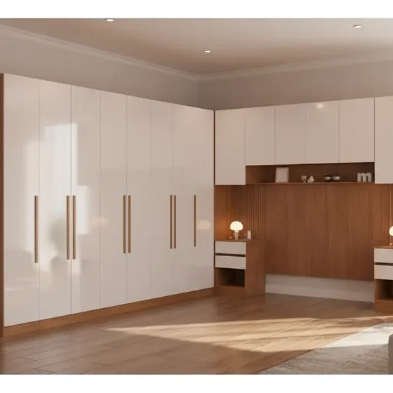 Guarda-roupa Modulado Queen Ponte 160 Lugano 14 Portas