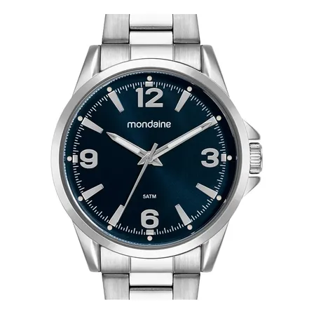 Relógio Mondaine Masculino Analógico Azul