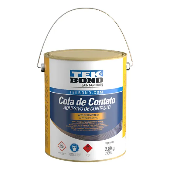 Adesivo Cola Contato Tekbond 2.850kg Sapateiro Marceneiro