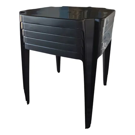 Kit 5 Mesa Quadrada Plastica Premium Inmetro Eventos U1a4
