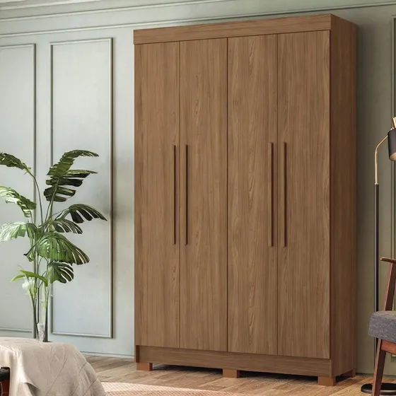 Guarda-roupa Solteiro Santos Andirá Sarandi 130cm De Largura