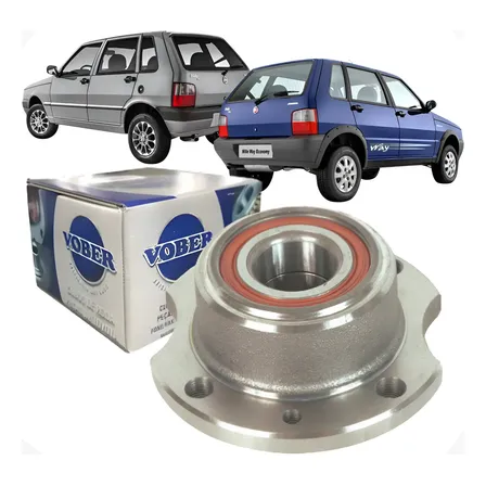 Cubo De Roda Traseiro Vober Fiat Uno Todos C/rolamento