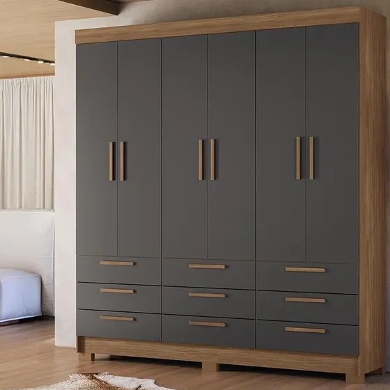Guarda-roupa Casal Santos Andirá Colombo Com 194,4cm