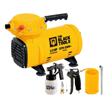 Compressor De Ar Direto Elétrico Pintura 1/2 Hp Bivolt