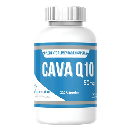 Cavaq10 50mg Coenzima Q10 1800% Mais Biodisponível 120 Caps