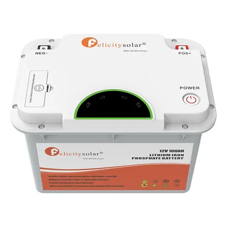 Bateria De Lítio Fla12100 12v 100ah Lifepo4 Felicity Solar