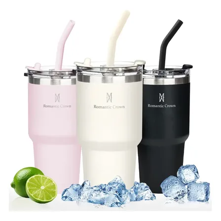 Copo Térmica 600ml Inox Anti-vazamento Para Café/chá/bebidas