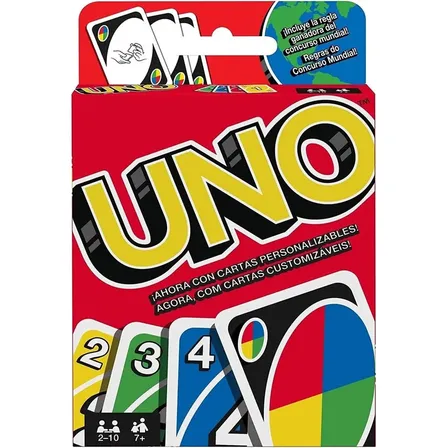 Jogo De Cartas Uno Mattel Original