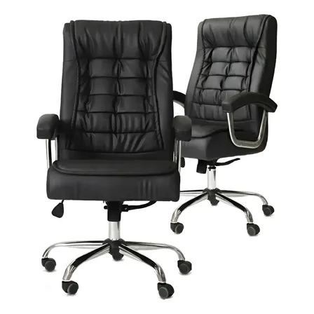 Cadeira Presidente 42 Molas Ensacadas 150kg Big Pillow Top