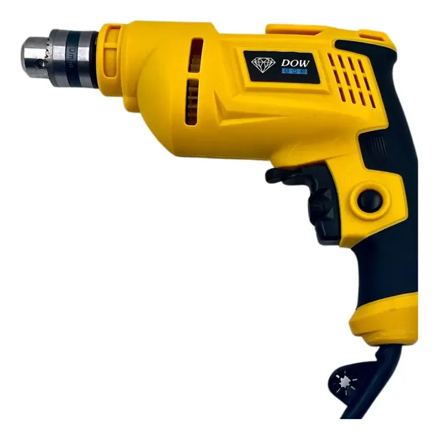 Furadeira E Parafusadeira 850w Mandril Chave 10 Mm 220v Amarelo 220v