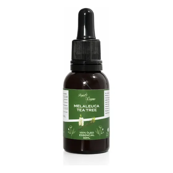 Óleo Essencial De Melaleuca 100% Puro 30ml Contra Micose