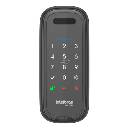 Fechadura Inteligente Mfr 2040 Palma Da Mão Preta Intelbras