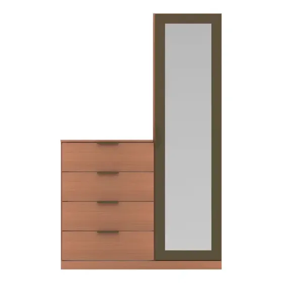 Cômoda Sapateira Versatti Com 4 Gavetas 1 Porta Bartira