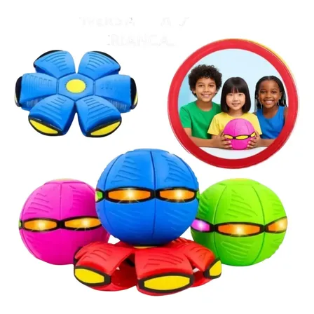 Bola Magica Maluca Kids Brinquedo Disco Voador Led Não Fura