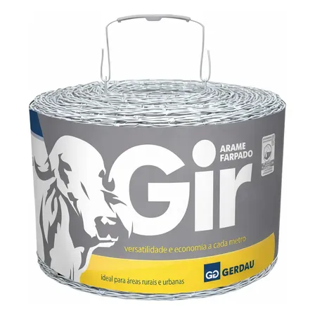 Arame Farpado Gerdau 500m Gir Alta Resistência