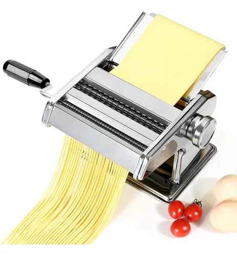 Máquina De Macarrão Cilindro Aço Inox Massa Caseira Talharim